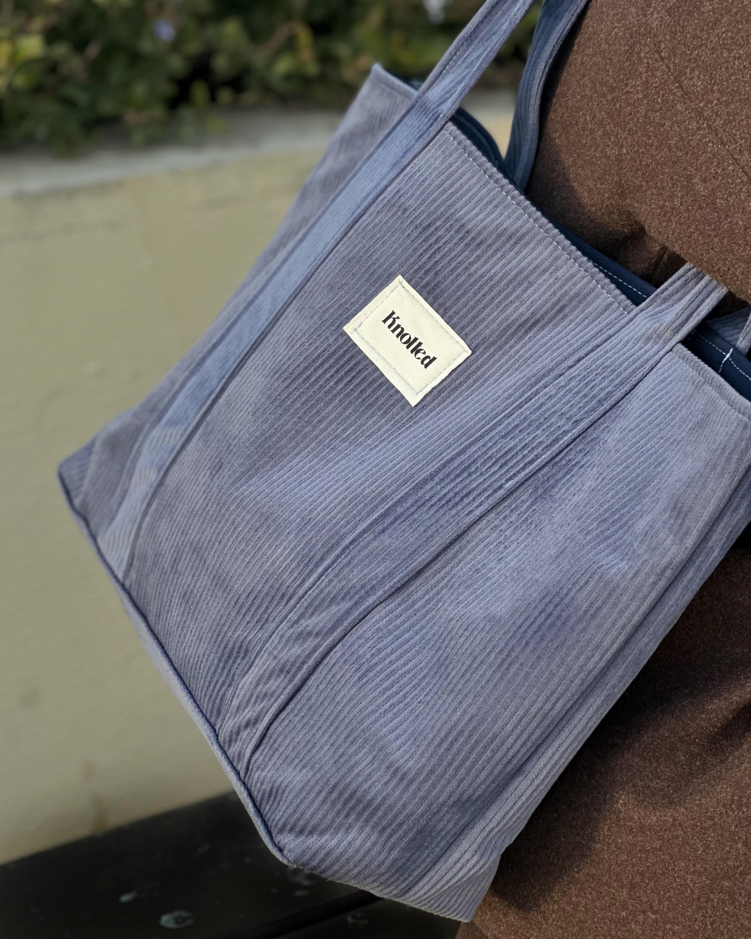 Misty Blue Classic Tote